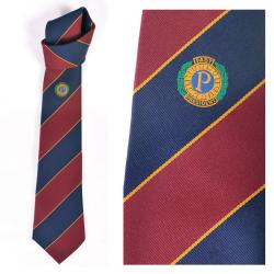 Past President's Tie Style 1A - Navy and Maroon