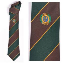 Past Chairman's Tie Style 1A - Green and Brown