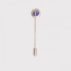 STD 'P' Pin Badge 10mm - Silver