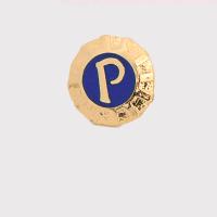 STD 'P' Lapel Badge 10mm - Gold