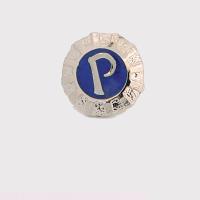 STD 'P' Lapel Badge 10mm - Silver