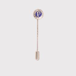 STD 'P' Pin Badge 10mm - Silver